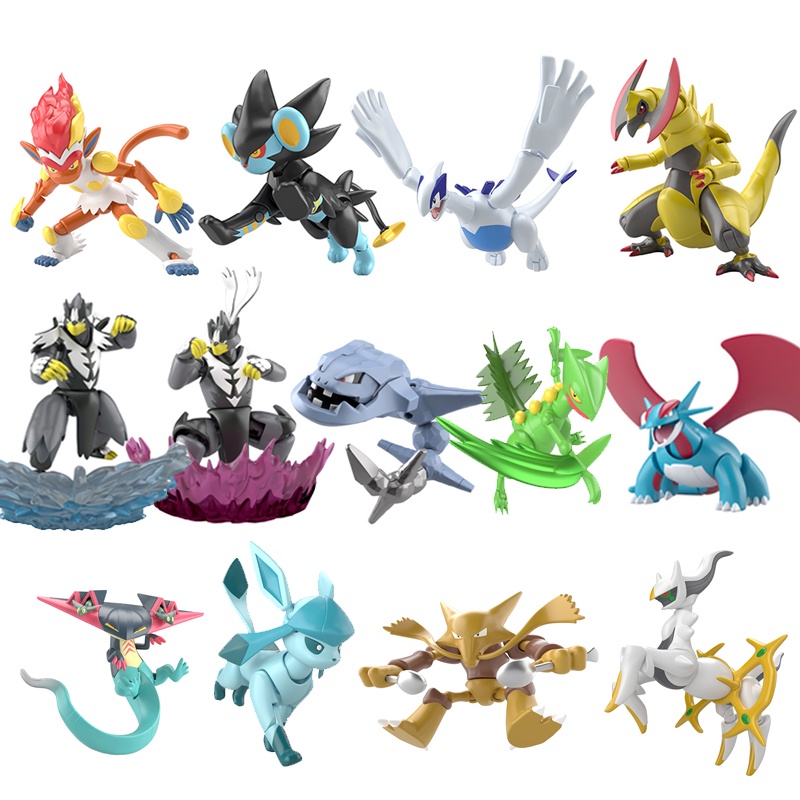 ✖Mô Hình Nhân Vật Lugia Haxorus Infernape Luxray Trong Pokemon 5 6 7 Series