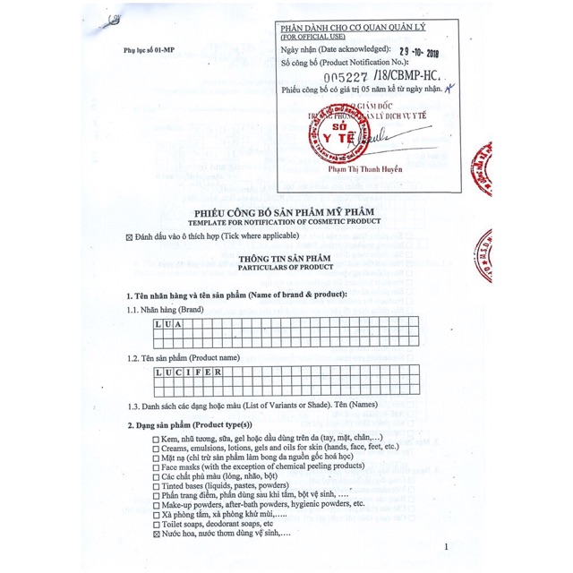 Nước hoa Lua xạ hương thảo