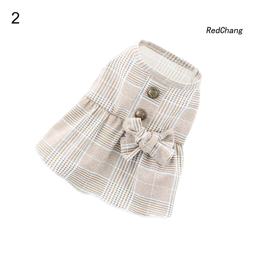 Đầm Kẻ Ô Vuông Cho Thú Cưng
