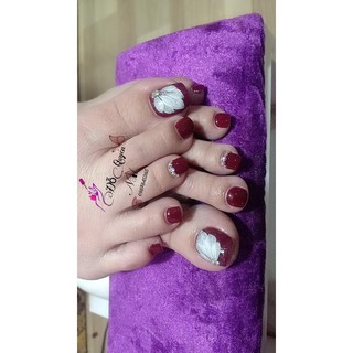 hoa bột nail ( hoa chân )