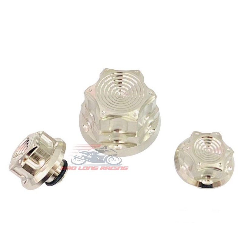 3 Ốc Ghi Đông Salaya mẫu Thái TH gắn SATRIA RAIDER inox 304 CNC Rất Đẹp gắn xe máy