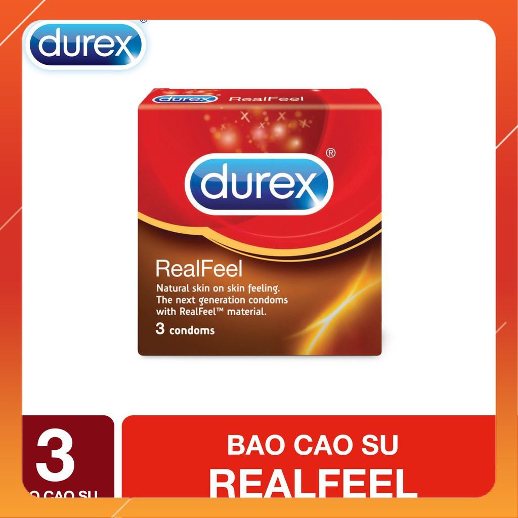 [Hot Deal] Bao cao su Durex Real Feel 3 bao