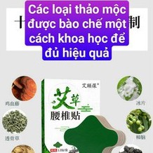 Cao Dán Vai Gáy Cứu Ngải Nhức Mỏi Xương Lưng Đầu Gối Hiệu Quả [COMBO  hộp 12 MIẾNG]