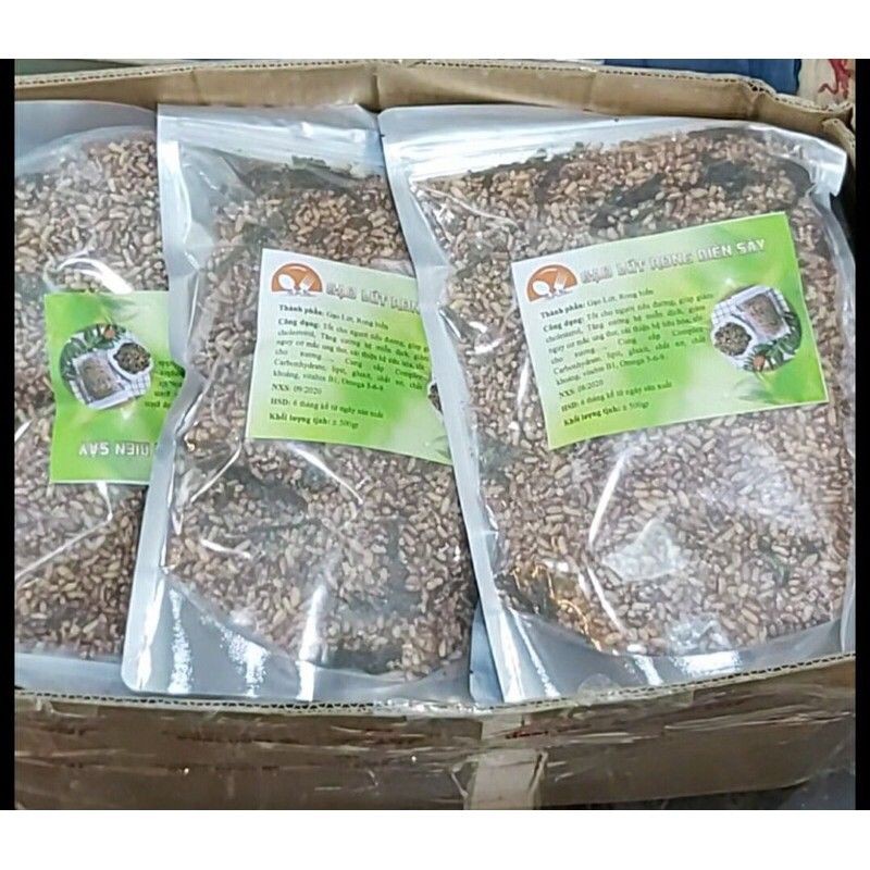 Cốm Gạo Lứt Rong Biển giòn tan trong miệng ,ăn là nghiền ( gói 1kg)