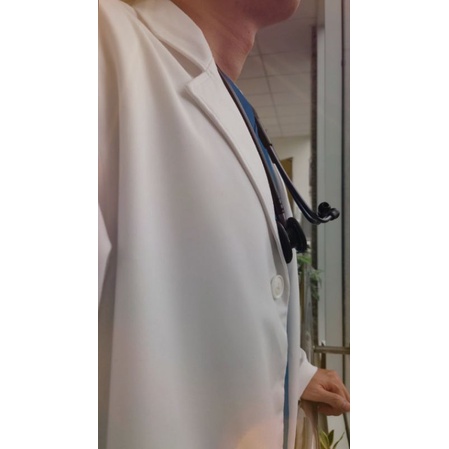 Áo blouse bác sĩ TOPMED chính hãng 2 lớp vest Âu