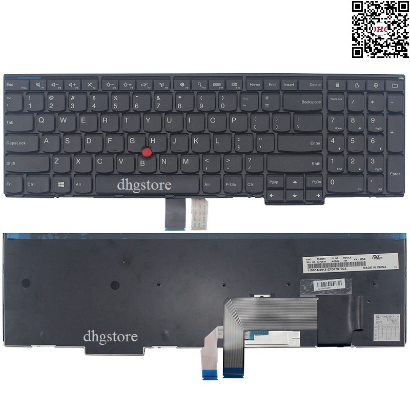 Bàn phím laptop Lenovo Thinkpad Edge E531 E540 W540 W541 T540P T550 T560 P50S P70S L540 L560 L570