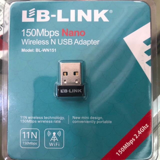 ✚☜✥USB thu wifi LB-LINK BL-WN151 Nano