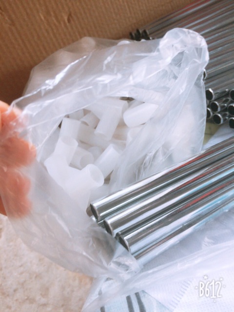 Tủ vải khung inox 3 buồng 8 ngăn