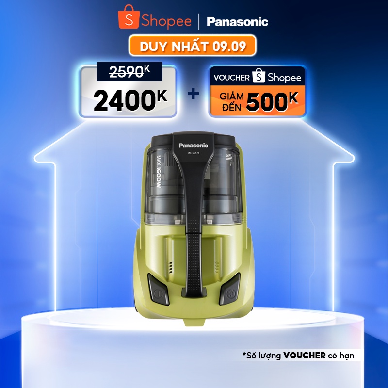 Máy Hút Bụi Panasonic MC-CL571GN49 1600W - Hàng Chính Hãng