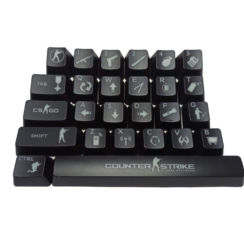 Bộ 26 Phím Thay Thế Cho Bàn Phím Cơ Oem Cherry Mx