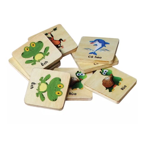 Đồ chơi gỗ - Tìm Hình Con Vật Giống Nhau Winwintoys 64222