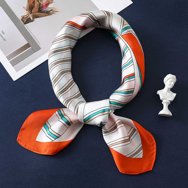 Khăn Lụa Vuông Sành Điệu - Khăn Vuông Quàng Cổ Bốn Mùa Size 70x70cm Hàng Cao Cấp Cho Phái Đẹp