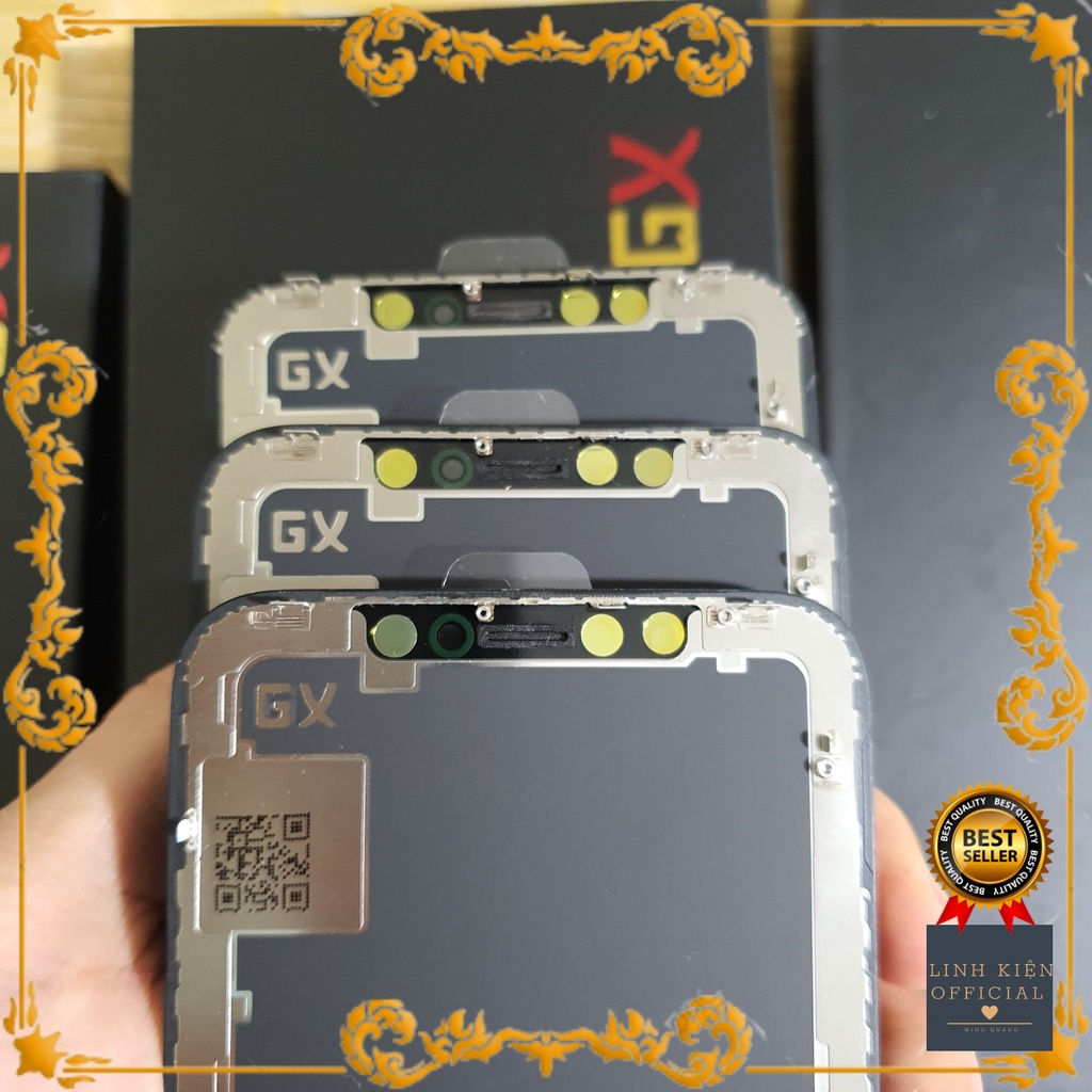 Màn hình full iPhone X GX3 nguyên bộ zin new