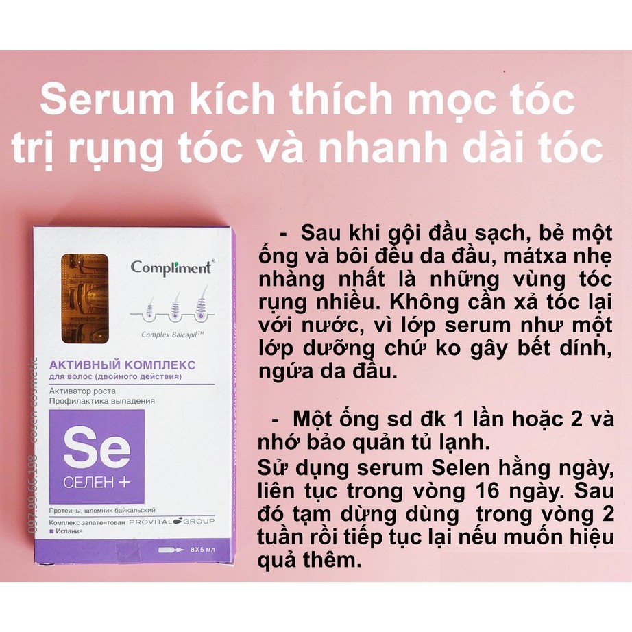 Serum kích thích mọc tóc, ngăn ngừa rụng tóc Compliment