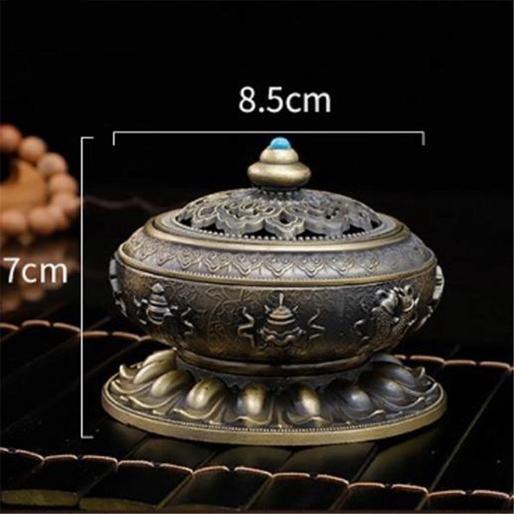 Lư Hương Hợp Kim Kẽm Hình Nón Phong Cách Vintage Thanh Lịch