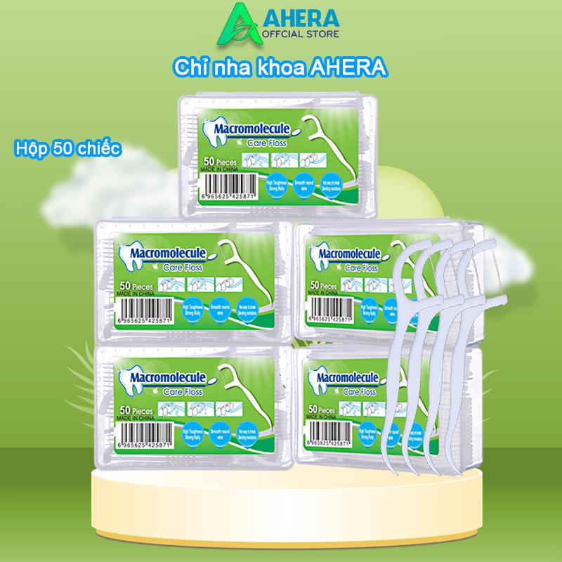 Tăm chỉ nha khoa hộp 30 40 50 chiếc tăm xỉa răng vệ sinh chăm sóc răng miệng Care Floss