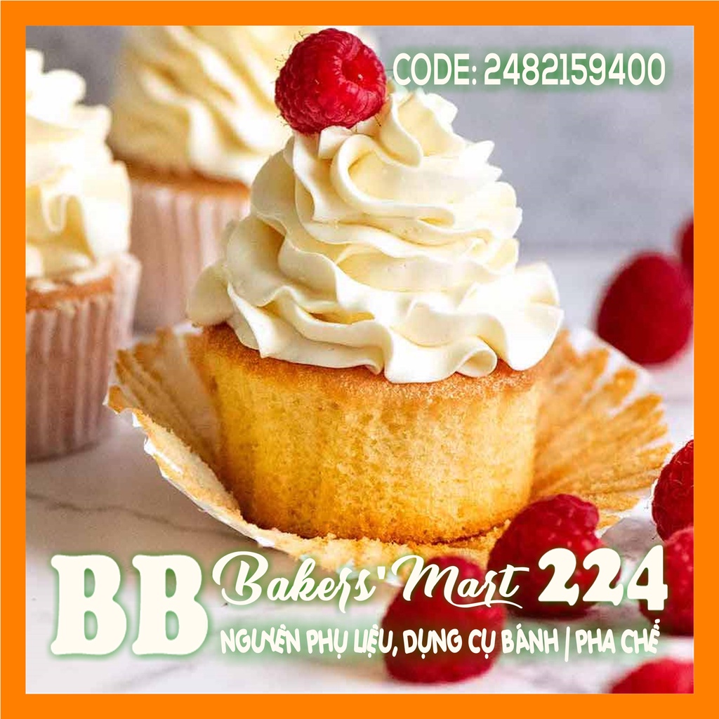 Bột trộn sẵn làm bánh CUPCAKE VANILLA hiệu FANCY'S - Gói 1.5kg