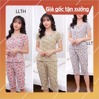 bộ lửng lụa mềm min họa tiết hoa nhi siêu xinh siêu xinh