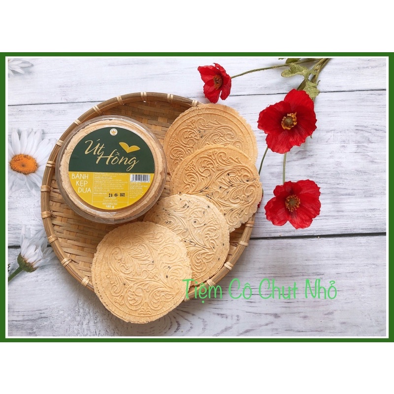 Bánh kẹp dừa nướng Út Hồng-đặc sản Trảng Bàng-Tây Ninh