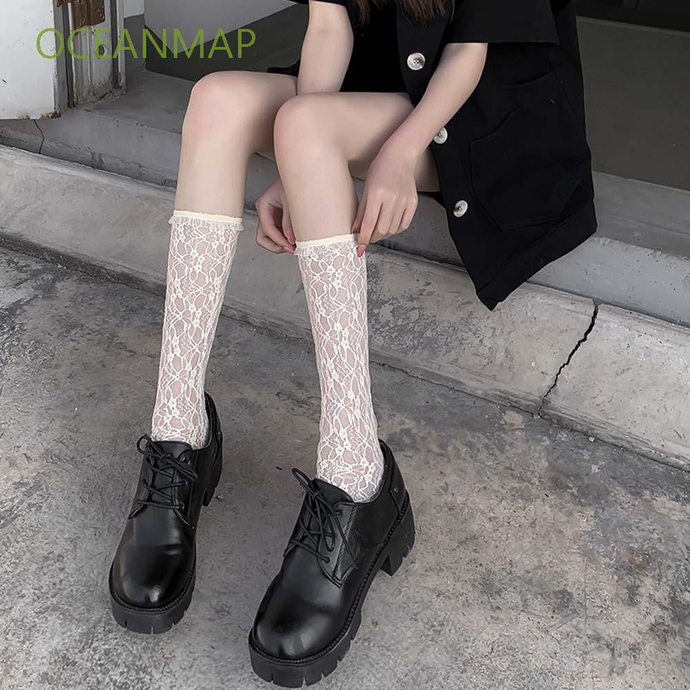 Vớ ống dễ thương phong cách lolita mùa hè Hàn Quốc gồm nhiều màu sắc | BigBuy360 - bigbuy360.vn