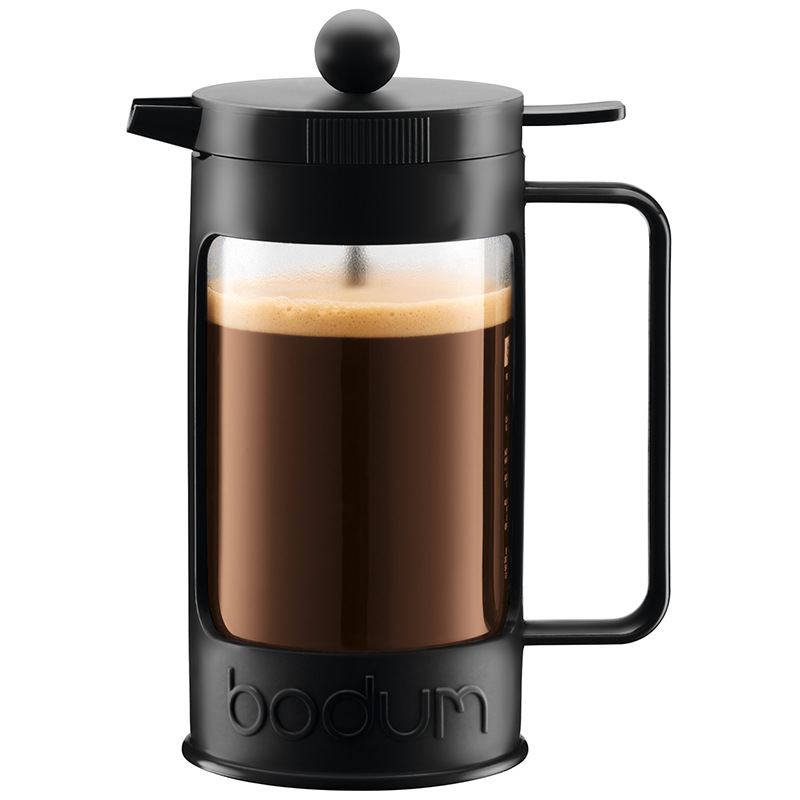 French Press BambooBộ lọc máy pha trà Máy ép cà phê Ấm đun nước thủy tinh Bodum Bean Cold Brew Coffee Maker, Frech Press 350ml/1L/1.5L