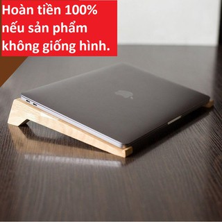 Đế tản nhiệt Laptop cao cấp - đế tản nhiệt kiêm kệ đỡ máy tính bằng gỗ tự nhiên siêu bền
