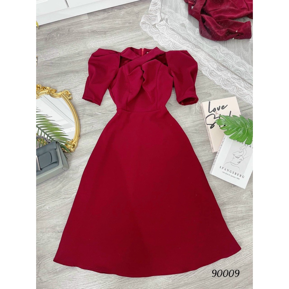 (HCM) ĐẦM XÒE CỔ CÁCH ĐIỆU XINH XẮN NỔI BẬT CHO CÁC NÀNG ( VỀ ĐỦ SIZE TỚI XXL)