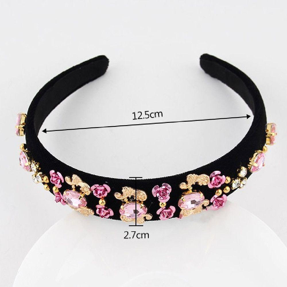 Băng Đô Cài Tóc Vành Rộng Phong Cách Hoàng Gia Phương Tây MIHAN1