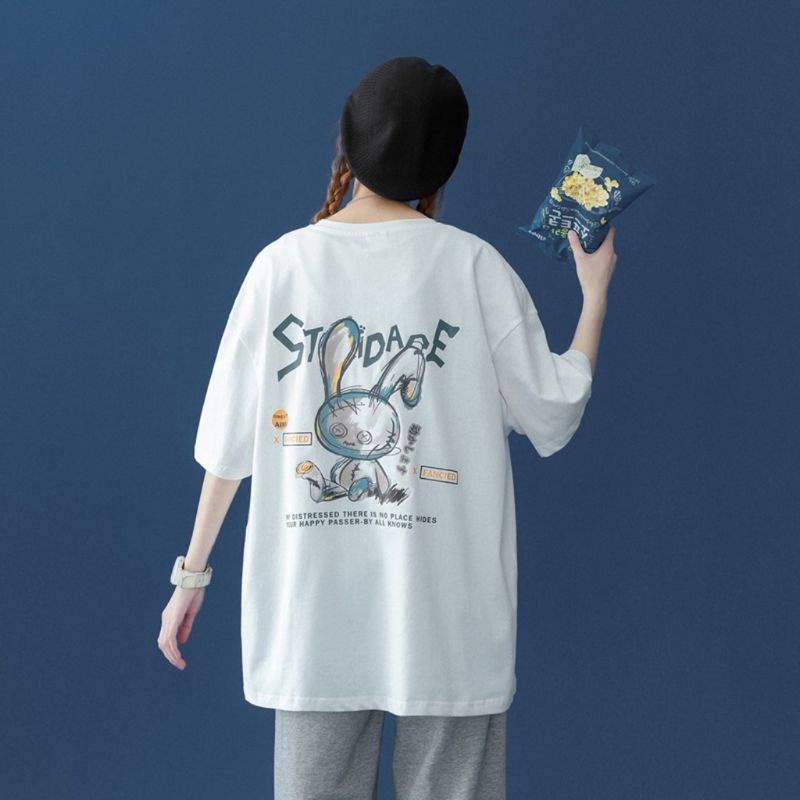 Áo thun nữ, áo thun nam tay lỡ, áo phông rộng