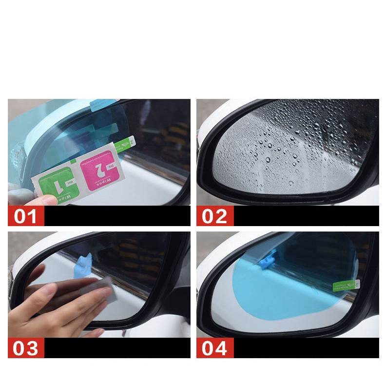 Miếng Dán Chống Bám Nước Gương Chiếu Hậu Kính Cửa Ô Tô