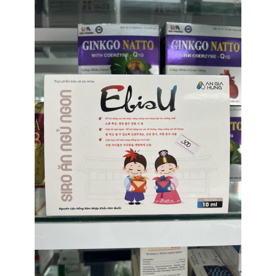 Siro EBISU Giúp Bé Ăn Ngủ Ngon, Hỗ Trợ Tăng Cường Sức Đề Kháng Hấp Thụ Dưỡng Chất