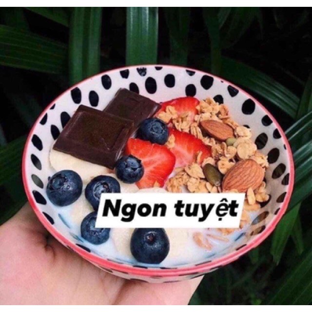 [COMBO  GÓI HỒNG+TÍM] Ngũ Cốc Sữa Chua Hoa Quả Trái Cây Hạt Sấy Khô Oatmeal Yến Mạch Meizhoushike - Ăn Kiêng Giảm Cân