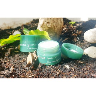 [CHÍNH HÃNG 100% - MINI] MẶT NẠ NGỦ DÀNH CHO DA NHẠY CẢM LANEIGE CICA SLEEPING MASK