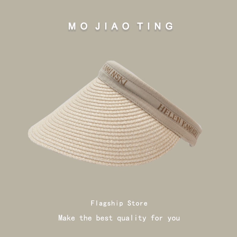 Nón Vành Rộng Hở Chóp Chống Tia Uv Phong Cách Hàn Quốc