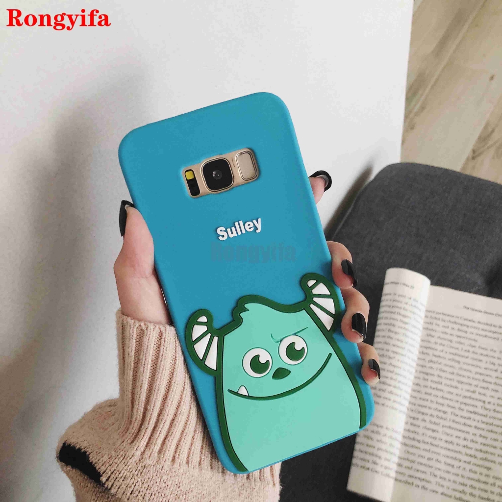 Ốp lưng in hình Mike/ Sulley cho Samsung Galaxy Note 9 S10e S10+ S10 S9+ S9 S8+ S8 Plus