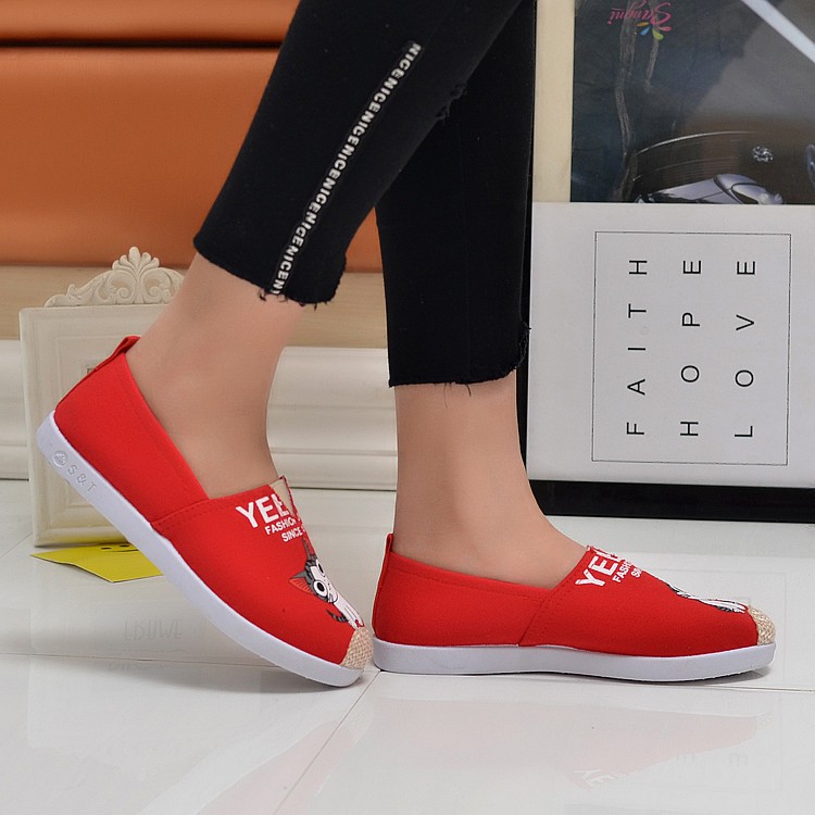 Giày slip on mèo cá tính- GTTG29 | BigBuy360 - bigbuy360.vn