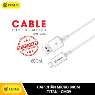 Cáp sạc Chân Micro TITAN - CM09 dài 1m