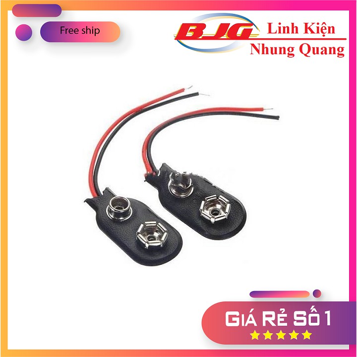 Đế pin 9V đế pin chữ nhật