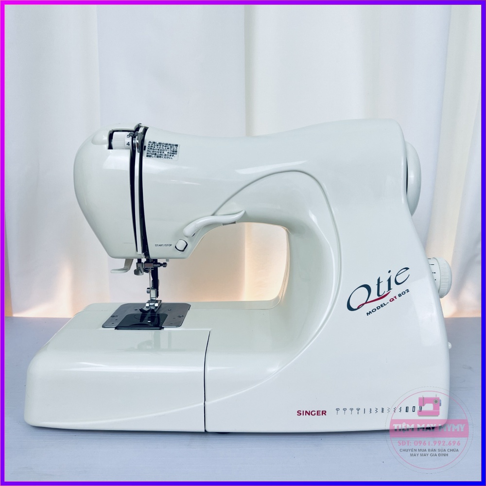 Máy May Mini Gia Đình Singer Qtie QT-802 Bền Rẻ Đa Năng Chất Lượng Nhật Bản