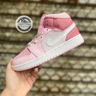 [ Freeship] Giày Thể Thao Jd1 Mid Pink Cực Đẹp