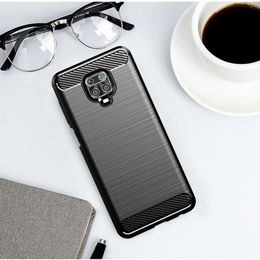 Ốp Điện Thoại Sợi Carbon Cho Xiaomi Redmi Note 6 5 7 8 9 Pro Max 9s 8T Mi 10 Pro Note 10 CC9 Pro 8 9 8A 7A POCO C3