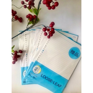 SAMPLE/ GIẤY REFILL CHO BINDER SIZE A5, B5 (Gooome, Gambol, Campus, Maruman)