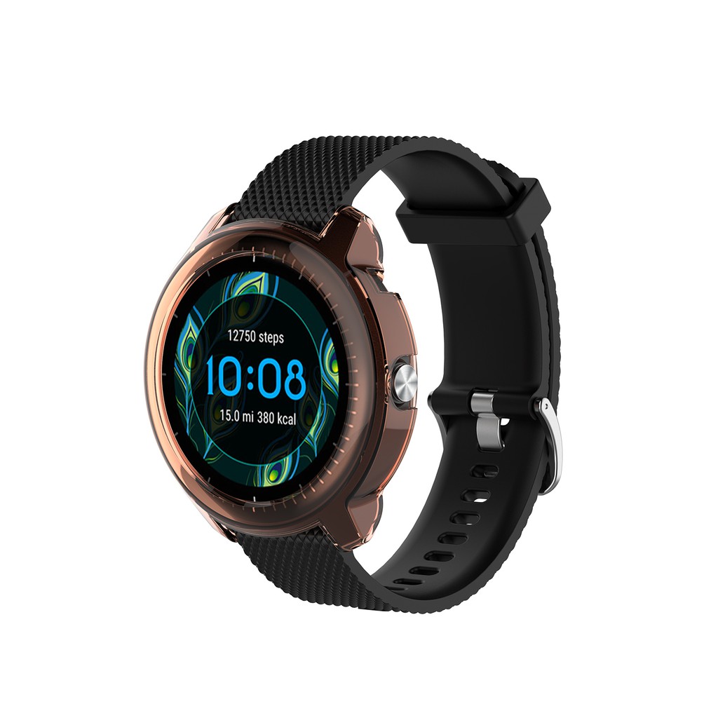 Vỏ bọc TPU trong suốt bảo vệ mặt đồng hồ Garmin Vivoactive 3 Music