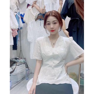 Áo peplum pha ren chit eo HA06