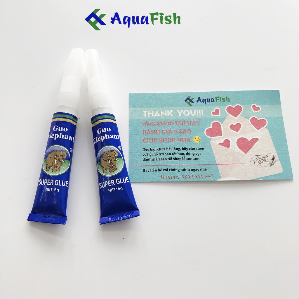 Combo 2 Tuýp Keo Dán Rêu, Cây Thủy Sinh, Gắn Đá, Gắn San Hô Bể Cá Cảnh