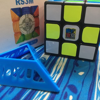 Rubik 3x3 RS3M 2020 Sticker Viền Đen / Stickerless không viền (Có Sẵn Nam Châm)