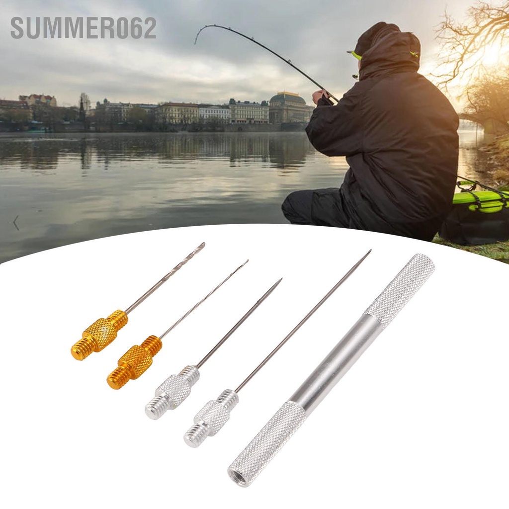 [Hàng Sẵn] Bộ Dụng Cụ Kim Móc Mồi Câu Cá Chống Trượt Tiện Dụng 【Summer062】