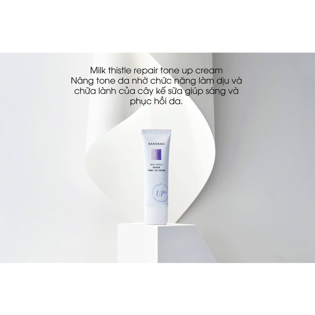 Kem Dưỡng Phục Hồi Nâng Tone Da Tự nhiên Banobagi Milk Thistle Repair Tone Up Cream