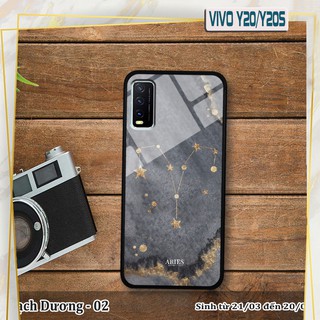 Ốp lưng kính Vivo Y20/ Y20s cung hoàng đạo