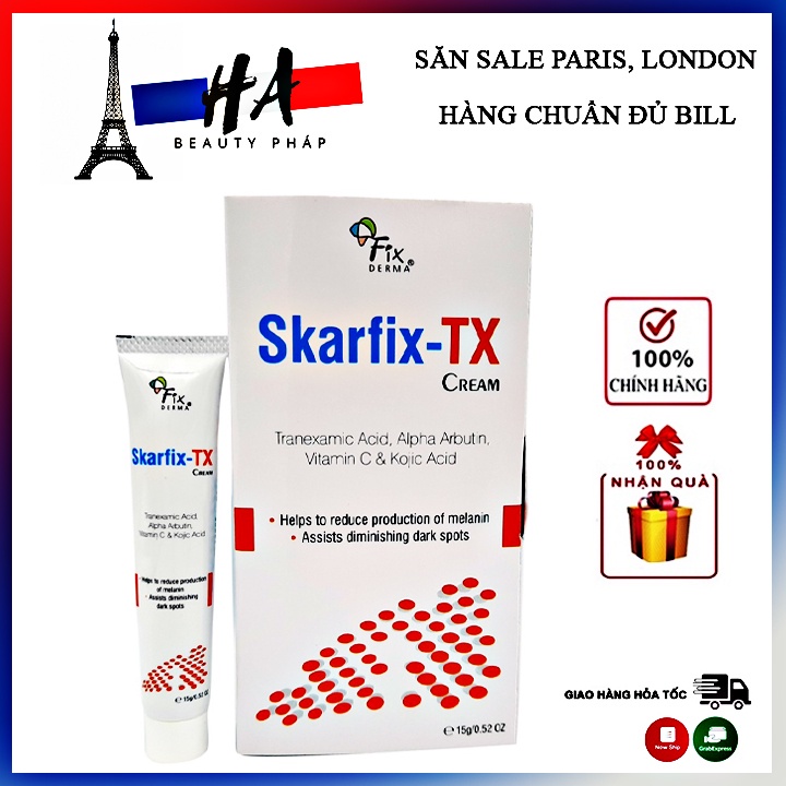 Kem Dưỡng Skarfix Tx Sáng Da Mờ Thâm Mờ Tàn Nhang 15g 30g Chính Hãng Fixderma (Đủ Bill, Inbox Tư Vấn Sử Dụng)